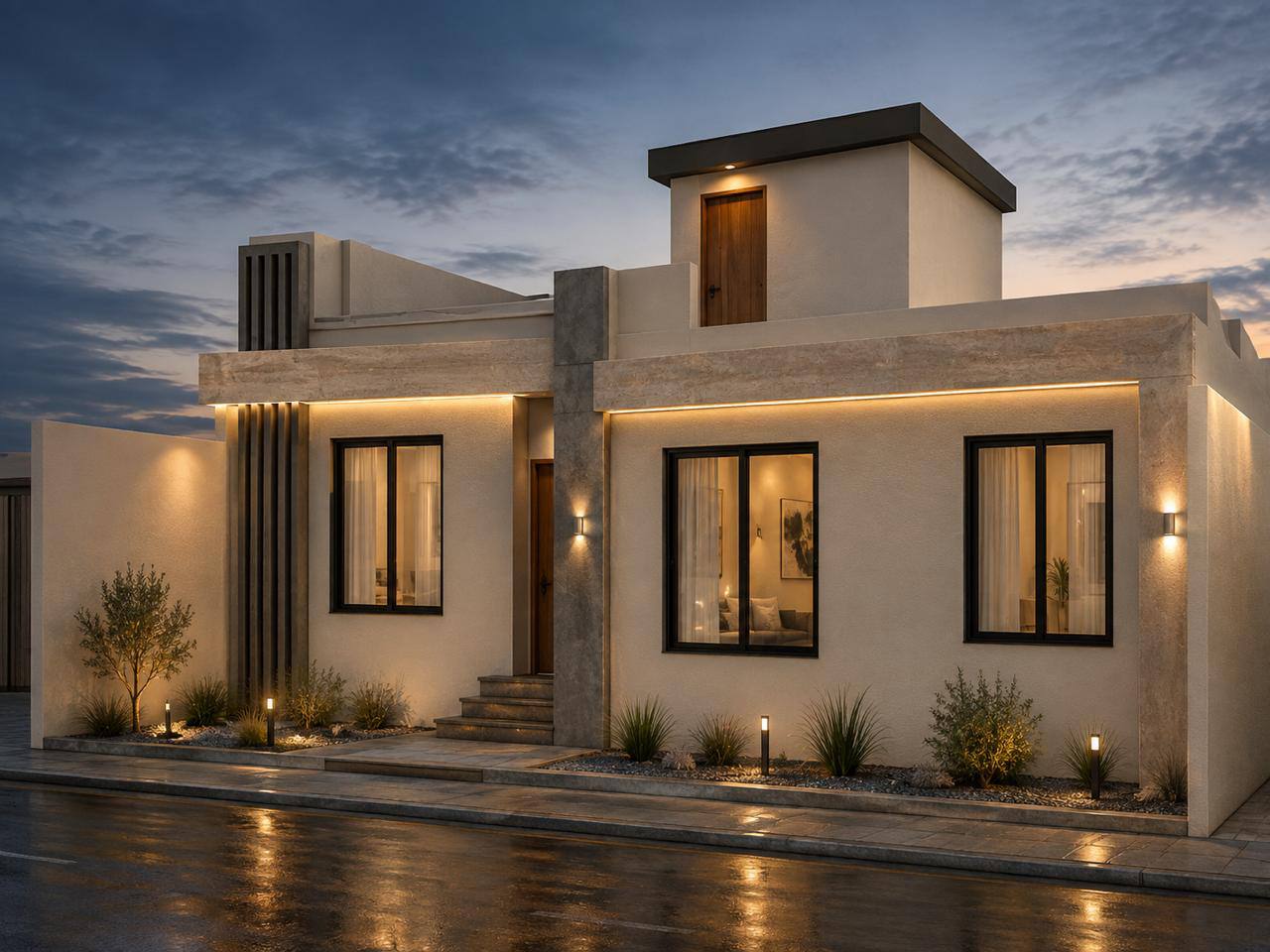 West House — façade visualization